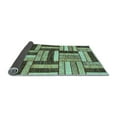 thumbnail image 2 of Ahgly Company Indoor Rectangle Abstract Light Blue Modern Area Rugs, 8' x 12', 2 of 4