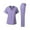 Light Purple_Z14^912, variant on Fabrcox V Neck Womens Plus Size Scrub Sets Loose Fit Scrubs Top and Wide Leg Pants Drawstring Pockets Nursing Working Scrubs Sets Hot Pink S