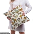 thumbnail image 5 of Ambesonne Colorful Fabric by the Yard Upholstery, Cartoon Mushroom Pattern, 10 Yards, Multicolor, 5 of 5