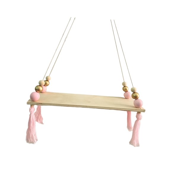 Raindrops Wall Hanging Swing Shelf Toddler Room Decor 38X14cm
