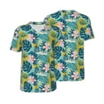 thumbnail image 6 of Rocae Tropical Floral for Breathable Men's Baseball T-Shirt Fashionable Casual Baseball Jersey, Moisture-wicking Sportswear Large, 6 of 9