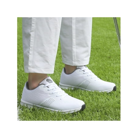 

Ymiytan Men Golf Shoes Professional Golf Sport Sneakers Waterproof Mens Trainers Golfing