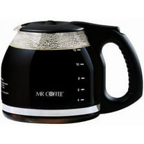 Mr. Coffee 12-Cup Glass Coffee Decanter, Black
