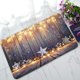 thumbnail image 1 of Felpudo de mesa ABPHQTO madera con luces de estrellas navideñas Decoración del hogar 45x75 cm, 1 of 1