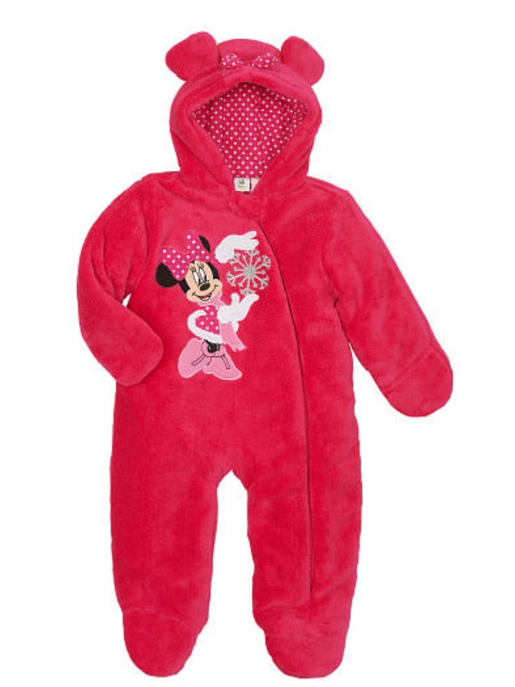 Disney Infant Girls Plush Pink Minnie 