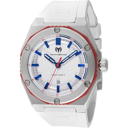 Technomarine Coral Quartz Silver Dial Men's Watch TM-416066