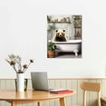 thumbnail image 2 of GOSMITH Bathroom Decor Wall Art Bear in Bathtub Funny Bear Pictures Bathroom Decor Bathroom Canvas Painting Bear Decorations Framed Artwork for Bathroom 12x16/16x20in Framed, 2 of 4