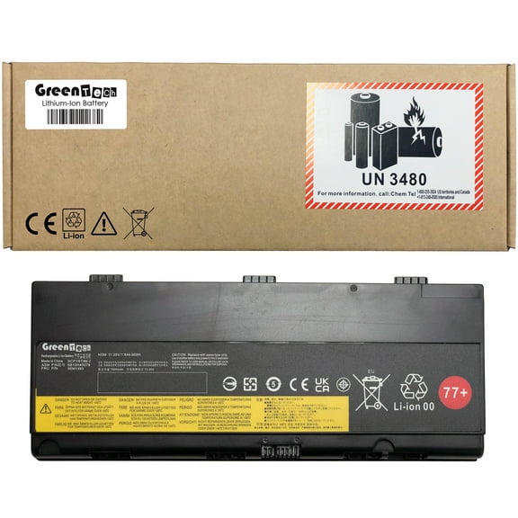 GREENTECH 4X50K14091 00NY493 BATTERY FOR THINKPAD P50 P51 P52 90WHR L17L6P51 77  01AV477 01AV495 01AV496