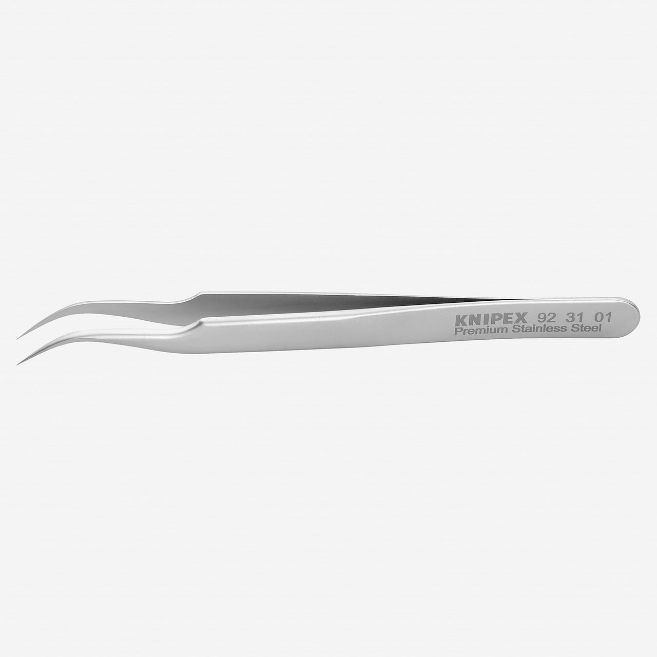 Ss Point Tip File Knipex Stainless Steel Gripping Tweezers, Angled, Needle-Point Tips, 4. ...