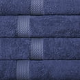 thumbnail image 5 of Superior Egyptian Cotton Heavyweight Hand Towel Set of 4, Navy Blue, 5 of 6