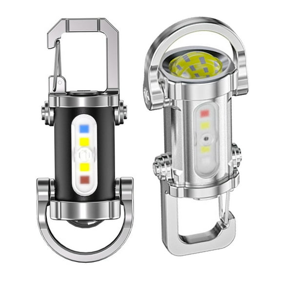 Super Bright Mini Keychain Flashlight: Waterproof Compact and USB Rechargeable