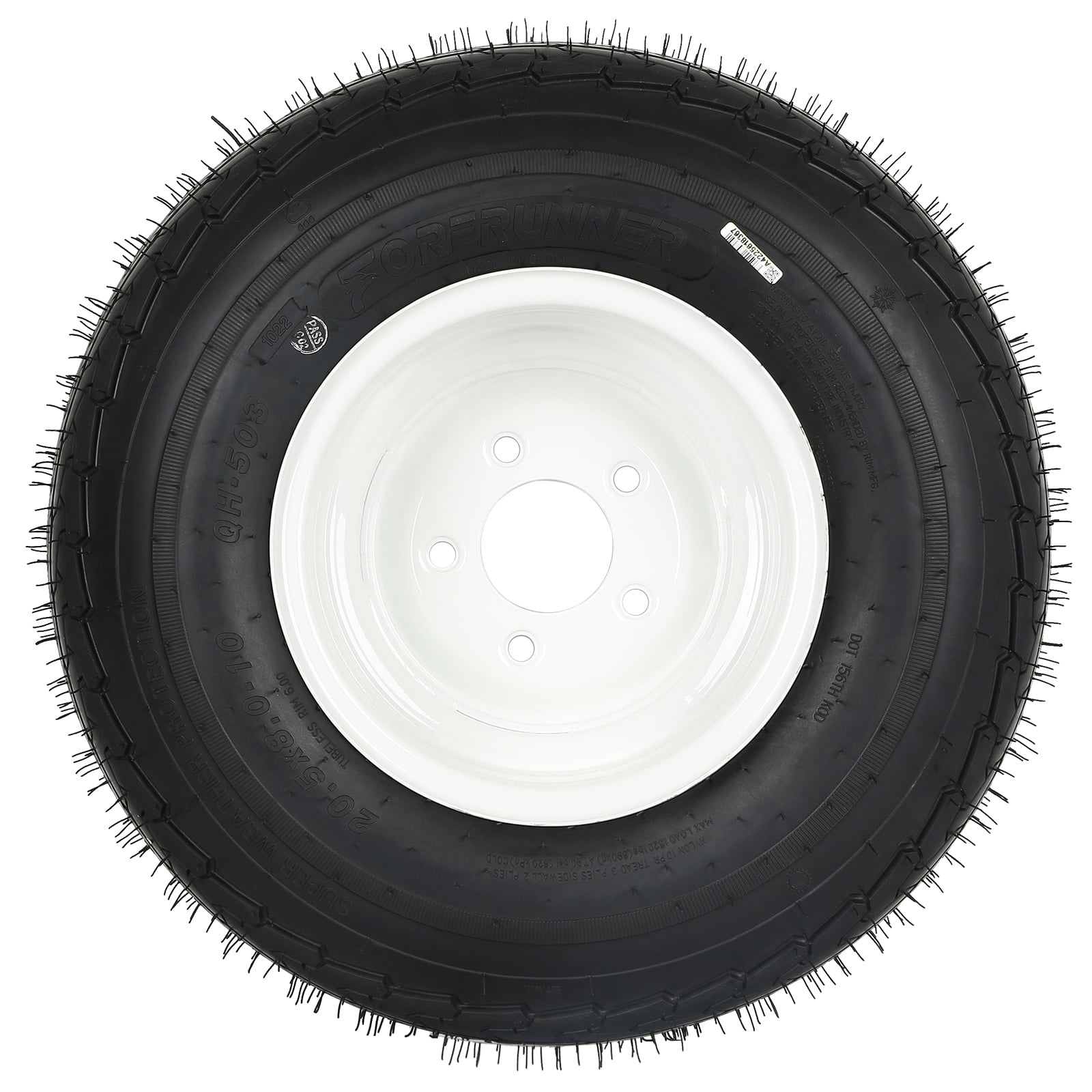 Pneu sur jante 20.5x8.00-10 67/112/5/-4 98N