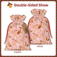 thumbnail image 2 of Naloa Pink Cockatoo Birds Drawstring Christmas Bags, 3D Xmas Gift Bags, Christmas Wrapping Bags, Xmas Goodie Bags, Treat Pouch Bags, Party Favor Bags-, 2 of 9