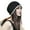 Black, variant on Pnellth Women Winter Hat Knitted Elastic Thick Warm Soft Cold Resistant No Brim Beanie Baggy Solid Color Lady Cap