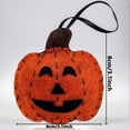 thumbnail image 3 of Venta urgente Halloween Holiday Pendant White Ghost Pumpkins Bats Stereoscopic Stuffed Plush Hanging String PendantPopulares ¡NUEVO!, 3 of 3