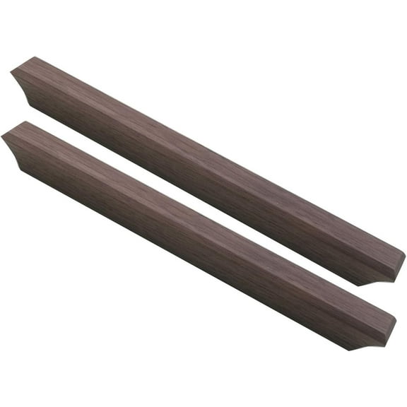 Gamvdout 2 Pack Wood Cabinet Pulls Furniture Drawer Handles Kitchen Pulls Handles for Dresser Drawer Wardrobe Cupboard Knobs for Bathroom Door Knob