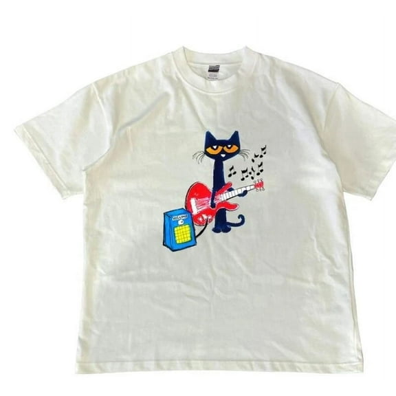 ZENUA Pete The Cat Playing Guitar Shirt Hot Trending Shirt/Sweatshirt/Hoodie