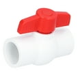 thumbnail image 4 of PVC Ball Valve Shut‑Off Valve with T‑Handle Garden Irrigation Plumbing Pipe FittingsDN20, 4 of 14
