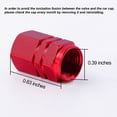 thumbnail image 7 of Walbest 8Pcs Aluminum Alloy Universal Car Tire Valve Stem Caps Dust Covers, 7 of 7