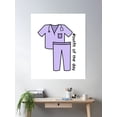 thumbnail image 2 of Nursing Outfit Of The Day Poster Wall Art, Modern Wall Decor, 8x12 UNFRAMED, 2 of 3