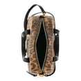thumbnail image 4 of Time and Tru Women's Faux Fur Mini Satchel Bag with Crossbody Strap, Leopard, 4 of 5
