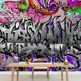thumbnail image 3 of wall26 - Colorful Graffiti - Large Wall Mural, Removable Peel and Stick Wallpaper, Home Decor - 100x144 inches, 3 of 6