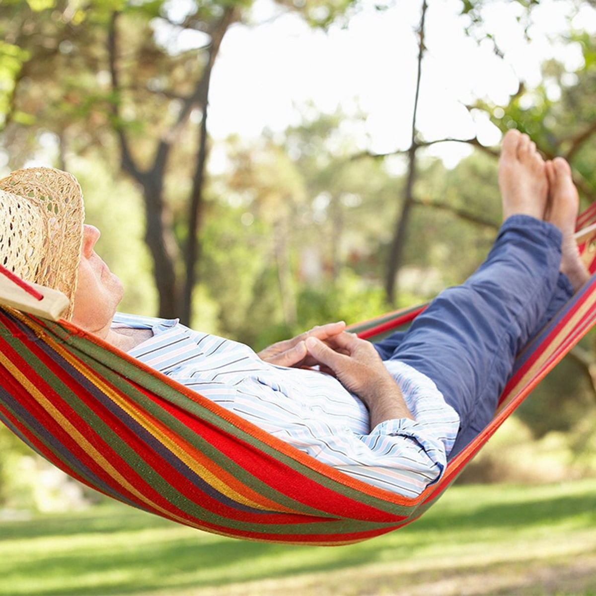 Canvas Hanging Hammock Chair Swing Seat Rope Bed Outdoor Indoor Garden Seat Campimg Travel Swing Chair Walmart