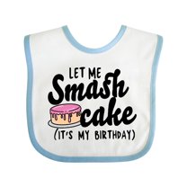 Inktastic Let Me Smash Cake Its My Birthday Girls Baby Bib