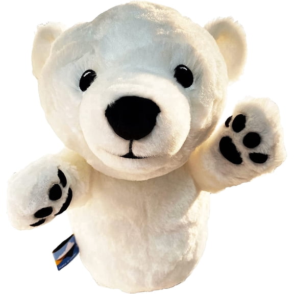 dinofactory Polar Bear Golf Driver Headcover, Plush, White