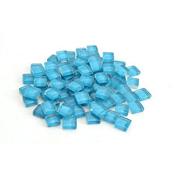 Milltown Merchants Cornflower Crystal Glass Mosaic Tile 4/10 Inch (3 lbs)