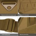 thumbnail image 4 of Greeniant Arnés tipo chaleco para perro, ropa de trabajo ajustable, rodamiento, suministros duraderos para mascotas, accesorios para correr, resistente al Escalada Marrón Greeniant OD024180-02, 4 of 6