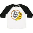 thumbnail image 3 of Inktastic My Pops Loves Me with Sunflower Wreath Boys or Girls Toddler T-Shirt, 3 of 5