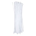 thumbnail image 2 of 100pcs Liens de Câble Nylon Résistant à la Traction 250lbs pour Intérieur Extérieur Blanc, Réduire l'Encombrement de l'Espace, Facile à Utiliser, 2 of 7