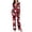 G-Red Plaid, variant on successthop Christmas Pajamas for Women 2 Piece Plaid Long Sleeve Snowman Shirts Xmas Holiday Sleepwear with Pockets