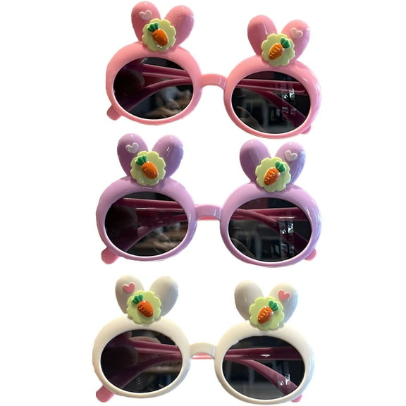 GJX 3Pcs Baby Sunglasses Toddler Girl Sunglasses Kids Sunglasses Boys,Style1
