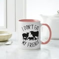 thumbnail image 4 of CafePress - I Don't Eat My Friends - 11 oz Ceramic Mug - Novelty Coffee Tea Cup, 4 of 4