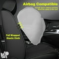 thumbnail image 2 of DIKSOAKR Fit Ford Ranger 2007-2024 Car seat Cover 5-seat Faux Leather Full Set Compatible Airbag, 2 of 5