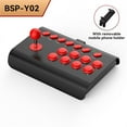 thumbnail image 3 of Y02 Arcade Fight Stick Joystick Phone Holder Compatible for PS4 Console Controller PC TV Smart Phones Green, 3 of 4