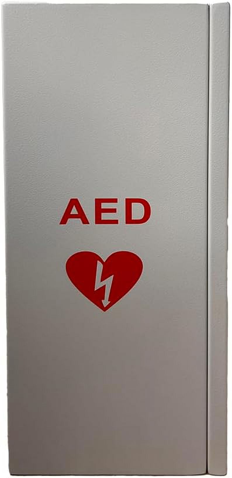 ISOP AED Defibrillator Storage Cabinet | Wall Mounted First Aid Box | Universal Cabinet for Emergency Equipment Fire Ladder, Evacuation Set or Rescue Survival Kit | Emergency Escape Ladder Locker