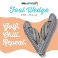 thumbnail image 3 of Margaritaville Foot Wedge Golf Sandals, Spikeless Golf Flip Flops for Women and Men - Gray/Blue, Men’s 11/Women’s 12, 3 of 7