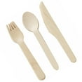 thumbnail image 6 of TAILTOSS Compact Wood Utensil Set Modern Look for Formal Events 12Pcs, 6 of 10
