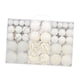 thumbnail image 4 of Paquete de 100 bolas navideñas blancas irrompibles, adornos para árbol reutilizables para bodas. blanco, 4 of 9