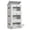 #1:Light Gray, variant on 1 Pack Beige Closet Storage Bins with Lids Front Opening Storage Bin Collapsible Fabric Organizer with Clear Window Dual Handles Closet Clothes Blanket Book Storage Box for Home DIMJ