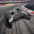 thumbnail image 3 of GHOST GEAR Wireless Racing Controller for Switch 2, Switch, PC, Mac, Steam Deck, iOS, Android & iPad – Precision Steering Wheel, Dual Pressure-Sensitive Pedals, Black/White Faceplates, 3 of 8