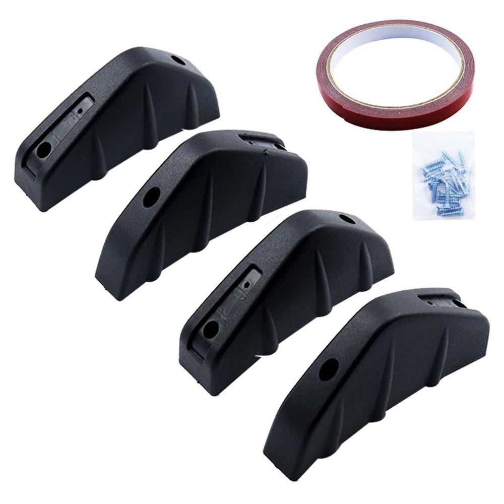 Gecorid Rear Bumper Fins Car Rear Bumper Lip Universal Rear Bumper