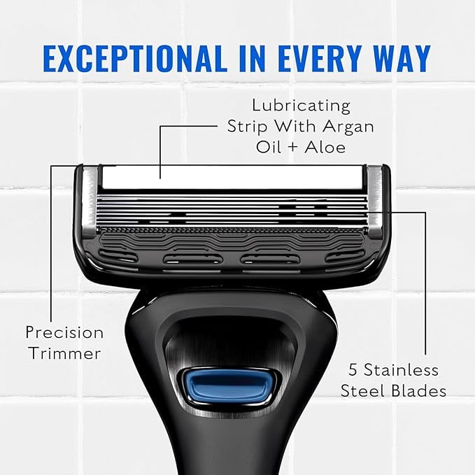 Jeremy's Razors Precision 5 Cartidge Refill (8-Count)