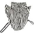 thumbnail image 2 of Collier Détachable pour Femmes Motif Zèbre en Coton, 2 of 8
