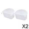 thumbnail image 1 of 2x 2x Plato de Alimentación para Pájaros, Comedero para Jaula de Pájaros, Bandeja para Comida para Pájaros, Comedero para Jaula de Loros para Tortolit 2 piezas, 1 of 8