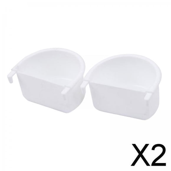 2x Plato de Alimentación para Pájaros, Cuenco de Alimentación Colgante Resistente, Fácil de Instalar, Bandeja de Comida para Pájaros, Accesorios para 2 piezas
