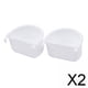 thumbnail image 1 of 2x Plato de Alimentación para Pájaros, Cuenco de Alimentación Colgante Resistente, Fácil de Instalar, Bandeja de Comida para Pájaros, Accesorios para 2 piezas, 1 of 10